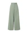 Dries Van Noten Wide-leg Casual Pants In Green