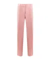 Dries Van Noten Trousers Featuring Back Pocket And Wide Leg In Pink