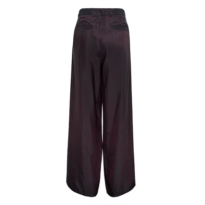 Dries Van Noten Wide Leg Casual Pants Stripes In Brown