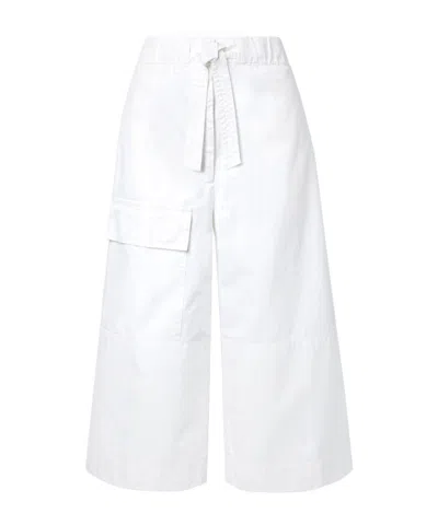 Dries Van Noten Wide-leg Casual Pants In White