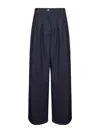 Dries Van Noten Indigo High-waisted Wide-leg Jeans With Exaggerated Length In Blue
