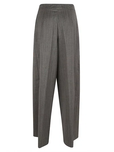 Dries Van Noten Wide Leg In Gray