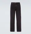 Dries Van Noten Wide-leg Jeans In Brown