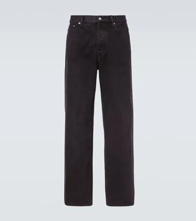 Dries Van Noten Wide-leg Jeans In Brown