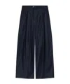Dries Van Noten Womens Indigo Paxy Straight-leg High-rise Denim Jeans In Navy Blue