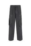 DRIES VAN NOTEN DRIES VAN NOTEN WIDE LEG OVERDYED CARGO TROUSERS