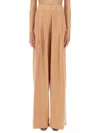 Dries Van Noten Women Salmon Cupro Blend Pila Wide-leg Pant