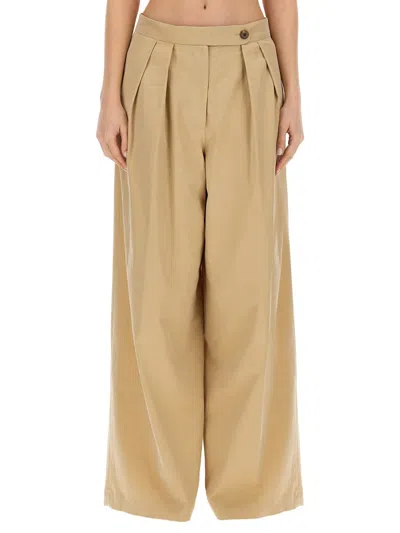 DRIES VAN NOTEN WIDE LEG PANTS