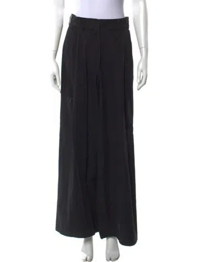 Pre-owned Dries Van Noten Wide Leg Pants In Black