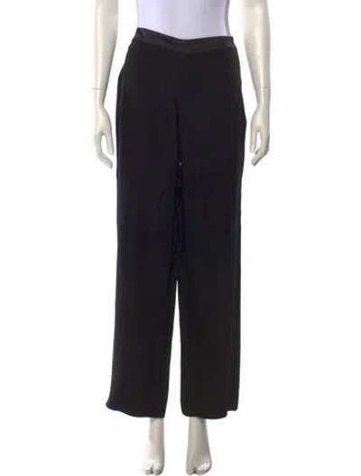 Pre-owned Dries Van Noten Wide Leg Pants In Black