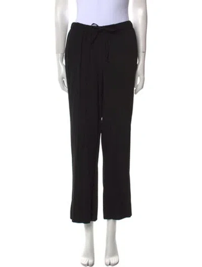 Pre-owned Dries Van Noten Wide Leg Pants In Black