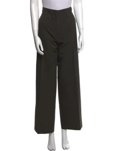 Pre-owned Dries Van Noten Wide Leg Pants In Black