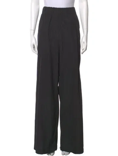 Pre-owned Dries Van Noten Wide Leg Pants In Black