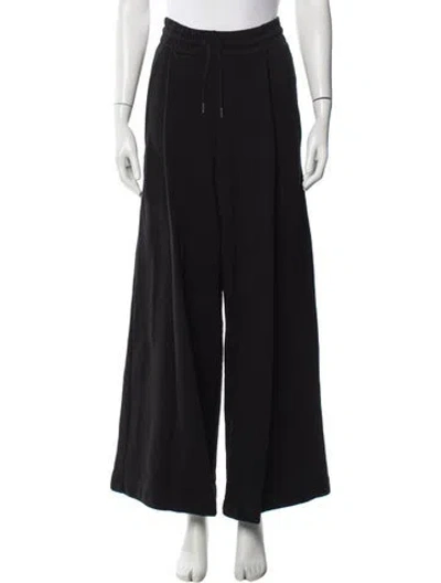 Pre-owned Dries Van Noten Wide Leg Pants In Black