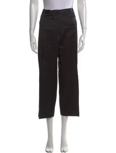 Pre-owned Dries Van Noten Wide Leg Pants In Black