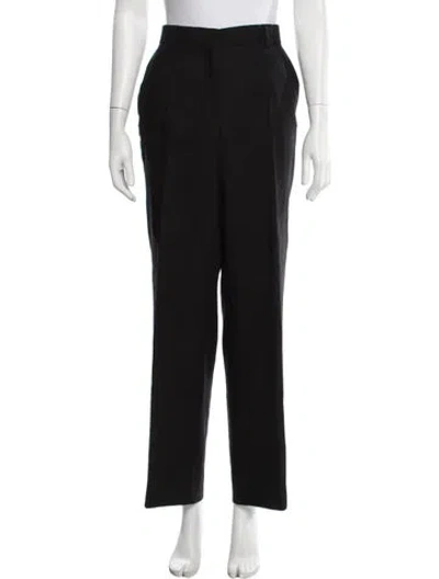 Pre-owned Dries Van Noten Wide Leg Pants In Black