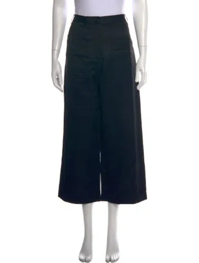 Pre-owned Dries Van Noten Wide Leg Pants In Black