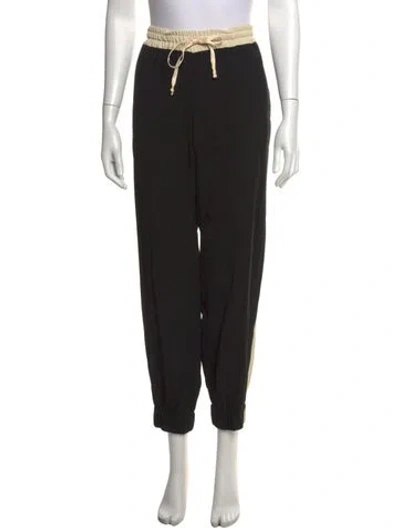 Pre-owned Dries Van Noten Wide Leg Pants In Black