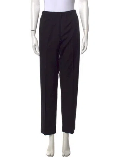 Pre-owned Dries Van Noten Wide Leg Pants In Black