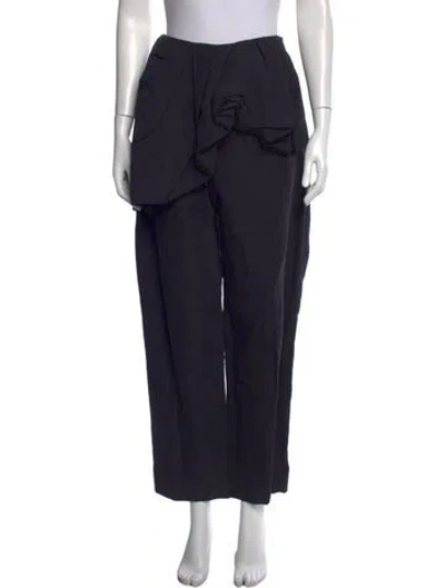 Pre-owned Dries Van Noten Wide Leg Pants In Blue