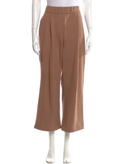 Pre-owned Dries Van Noten Wide Leg Pants In Brown
