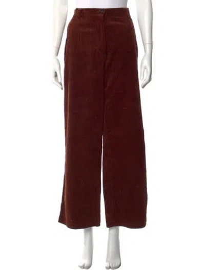 Pre-owned Dries Van Noten Wide Leg Pants In Brown