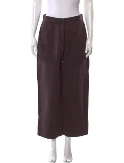 Pre-owned Dries Van Noten Wide Leg Pants In Brown