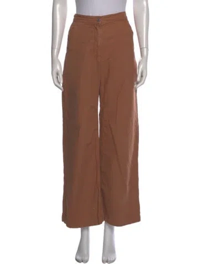 Pre-owned Dries Van Noten Wide Leg Pants In Brown