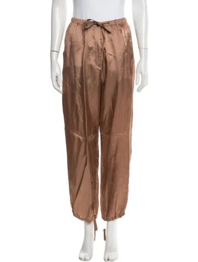 Pre-owned Dries Van Noten Wide Leg Pants In Brown