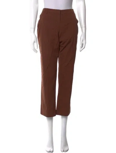 Pre-owned Dries Van Noten Wide Leg Pants In Brown