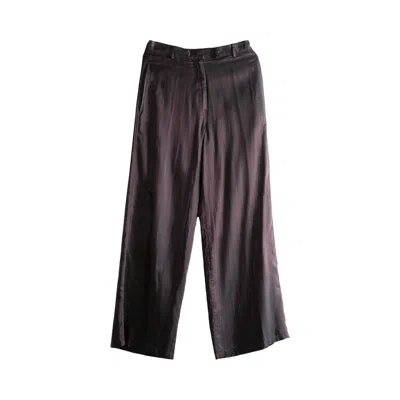 Pre-owned Dries Van Noten Wide Leg Pants 'burgundy' | Red | Women's Size 38