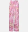 Dries Van Noten Wide-leg Pants In Fuchsia