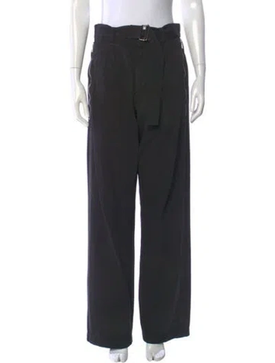 Pre-owned Dries Van Noten Wide Leg Pants In Gray