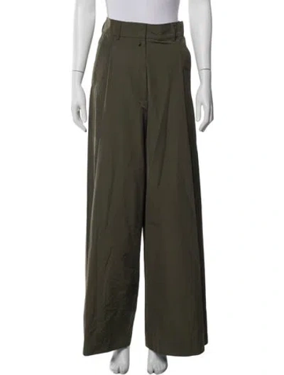 Pre-owned Dries Van Noten Wide Leg Pants In Gray