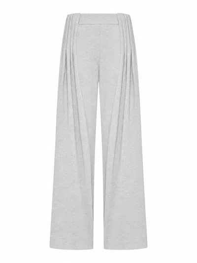 Dries Van Noten Wide Leg Pants In Gray