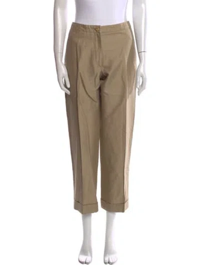 Pre-owned Dries Van Noten Wide Leg Pants In Neutral