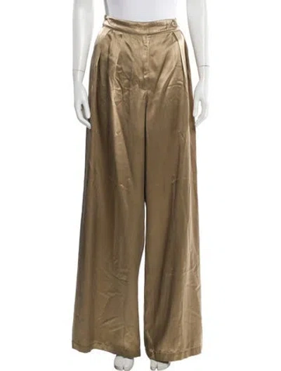 Pre-owned Dries Van Noten Wide Leg Pants In Neutral