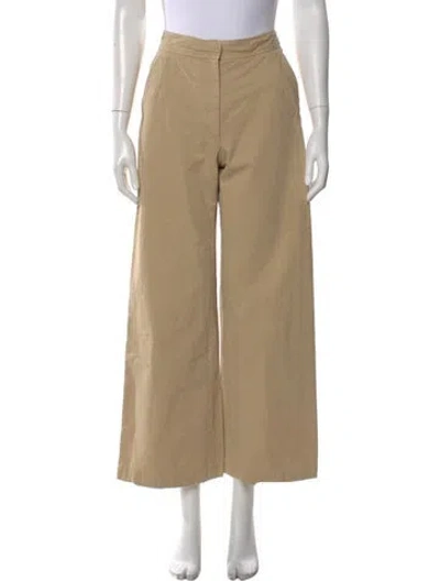 Pre-owned Dries Van Noten Wide Leg Pants In Neutral