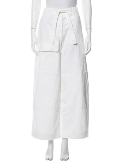 Pre-owned Dries Van Noten Wide Leg Pants In Neutral