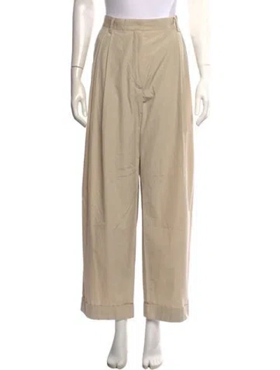 Pre-owned Dries Van Noten Wide Leg Pants In Neutral