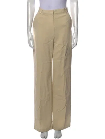 Pre-owned Dries Van Noten Wide Leg Pants In Neutral