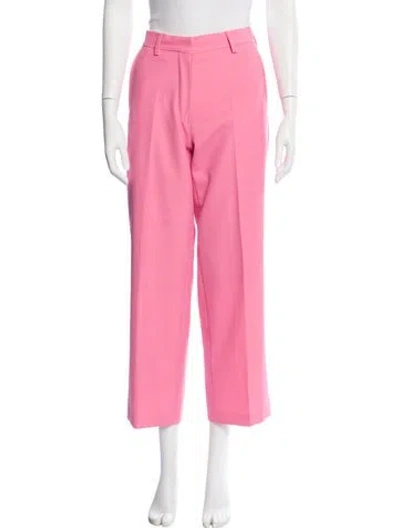 Pre-owned Dries Van Noten Wide Leg Pants In Pink