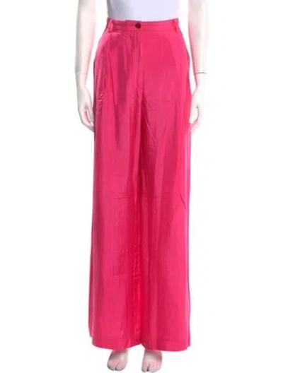 Pre-owned Dries Van Noten Wide Leg Pants In Pink