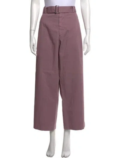 Pre-owned Dries Van Noten Wide Leg Pants In Purple