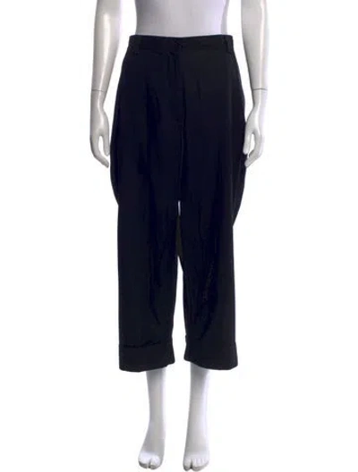 Pre-owned Dries Van Noten Wide Leg Pants W/ Tags In Black