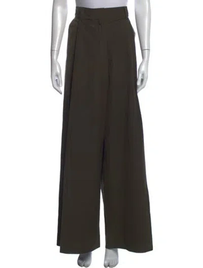 Pre-owned Dries Van Noten Wide Leg Pants W/ Tags In Green