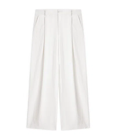 Dries Van Noten Wide-leg Pants In White