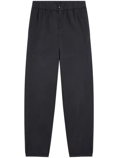 Dries Van Noten Relaxed Fit Trousers With Smooth Finish In Blue