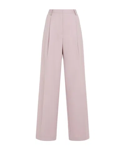 DRIES VAN NOTEN WIDE-LEG PLEATED TROUSERS