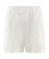 Shop Dries Van Noten Wide-leg Shorts In White